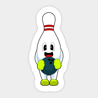 Bowling pin Bowling Bowling ball Sticker